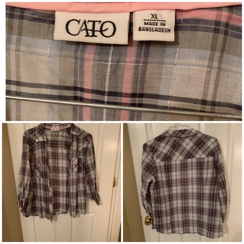 Cato plaid shirt